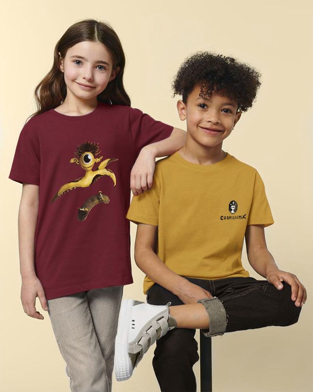 T-shirts biologiques enfant - 100% coton biologique certifié GOTS, Fairwear Leader, Vegan, Oeko-Tex