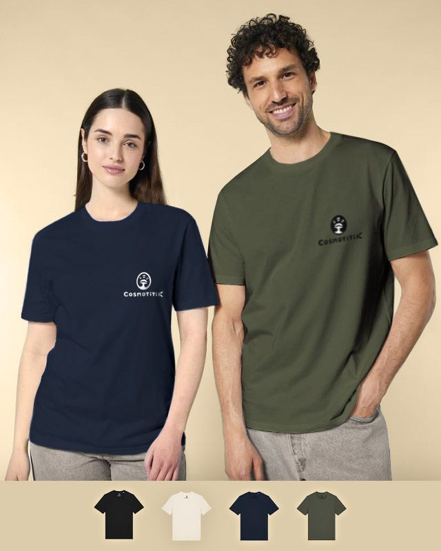 T-shirts biologiques homme - Unisexe - Illustrations originales Cosmotitik - Blason de la tribu
