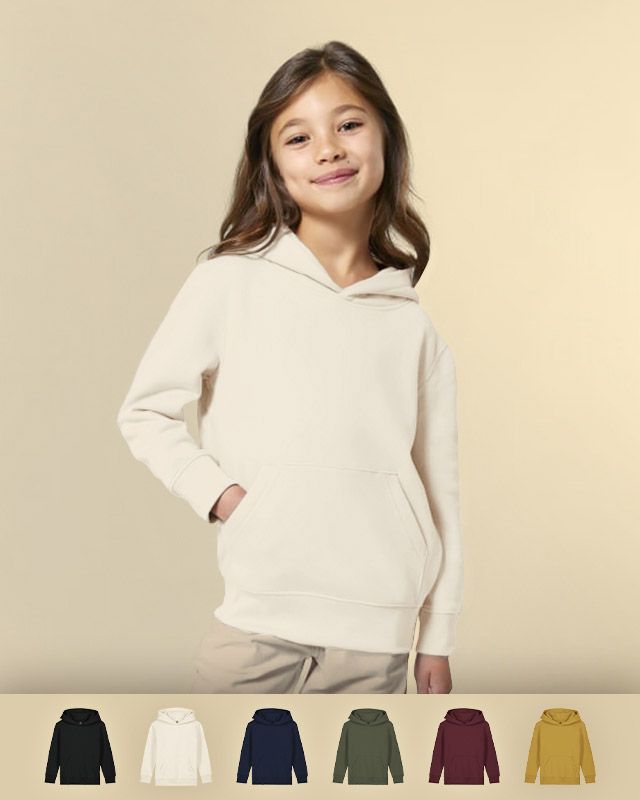 Sweatshirts biologiques enfant - 100% coton biologique certifié GOTS, Vegan, Fairwear Leader, Oeko-Tex