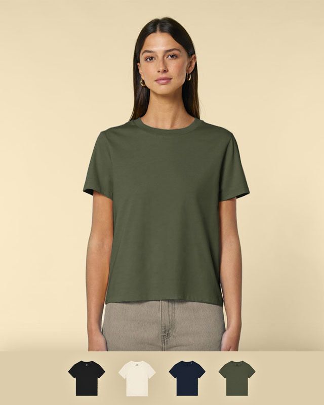 T-shirts biologiques femme - Illustrations originales Cosmotitik - Coton 100% biologique et certifié GOTS, Fairwear Leader, Oeko-Tex, Vegan