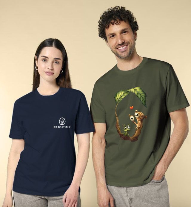 T-shirts biologiques homme - Unisexe - Illustrations originales Cosmotitik