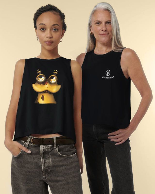 Débardeur biologique femme - Noir - Coton 100% biologique certifié GOTS, Fairwear Leader, Vegan, Oeko-Tex